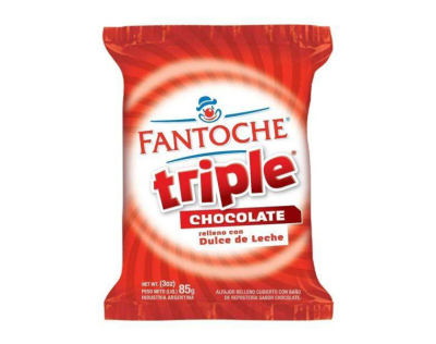 FANTOCHE TRIPLE ALFAJOR - CHOCOLATE 85G