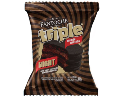 FANTOCHE TRIPLE ALFAJOR - NIGHT 85G