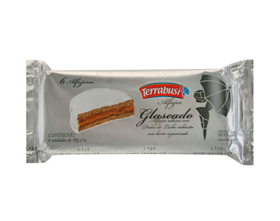 TERRABUSI ALFAJORES GLASEADO X6