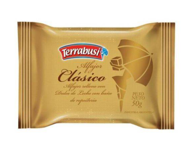 TERRABUSI CLASSIC ALFAJOR - CHOCOLATE 50G